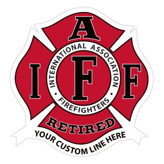 IAFF Custom Retired Decal