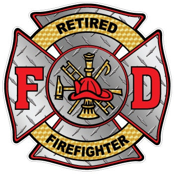 Image of Retired Firefighter Decal