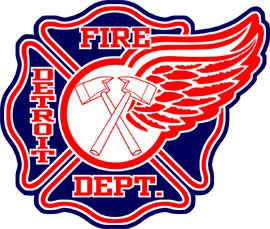Detroit Fire Dept. Decal