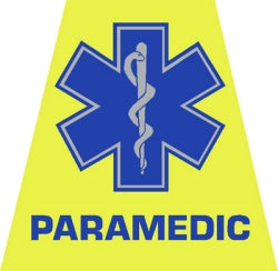 Image of Paramedic Star Helmet Tetrahedron Decal