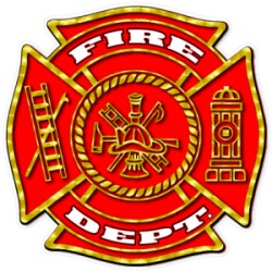 Fire Dept Maltese Decal | Firefighter.com