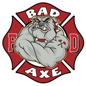 Image of Bad Axe Firefighter Decal