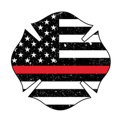 Thin Red Line Stickers - Firefighter Decals