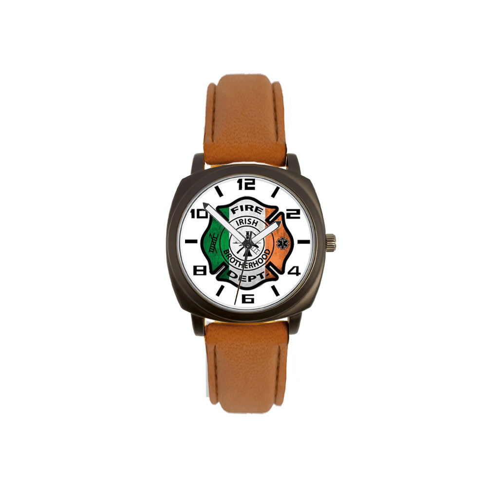 Image of Brown Leather Band Irish Watch