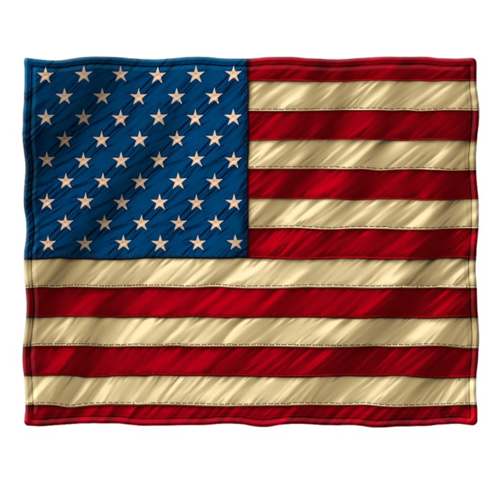 Image of Old Glory American Flag Blanket