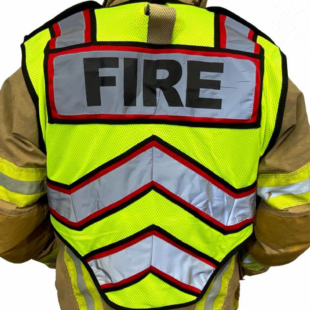 Image of UltraBright Red Fire Public Safety Vest