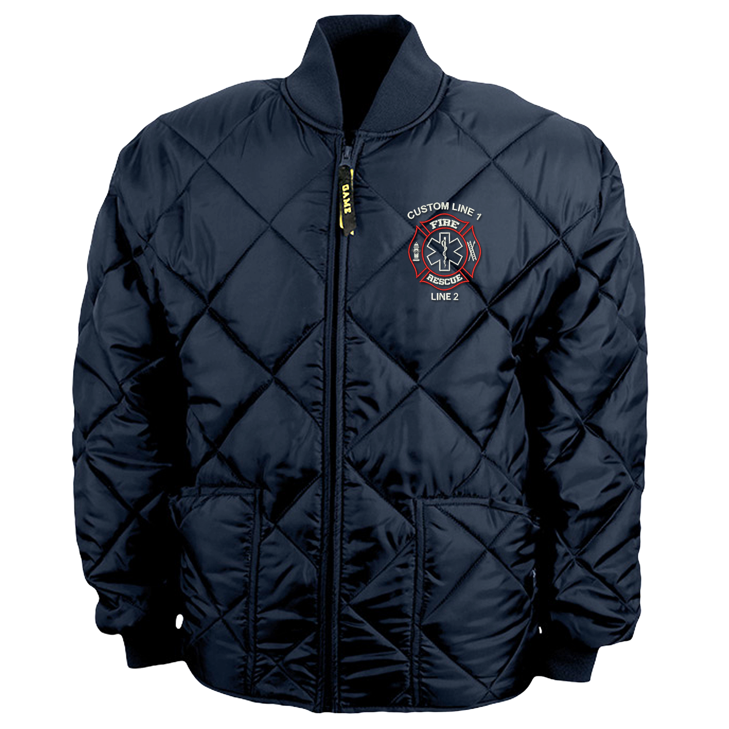 Customized Game The Bravest Jacket with Fire Rescue Embroidery 