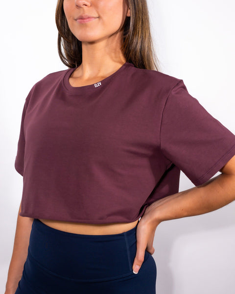 You Gotta Chill White Long Sleeve Underwire Crop Top