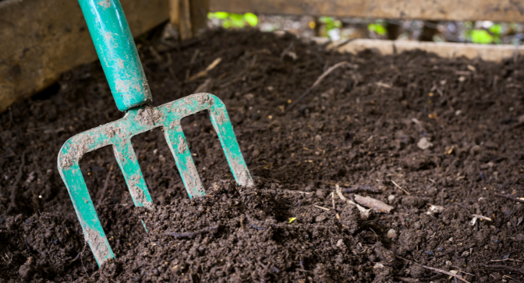 turning compost