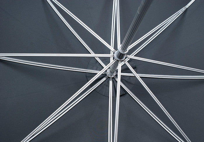 Metal Shaft Umbrella - Navy