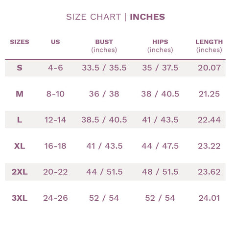 Size Chart - Contorly