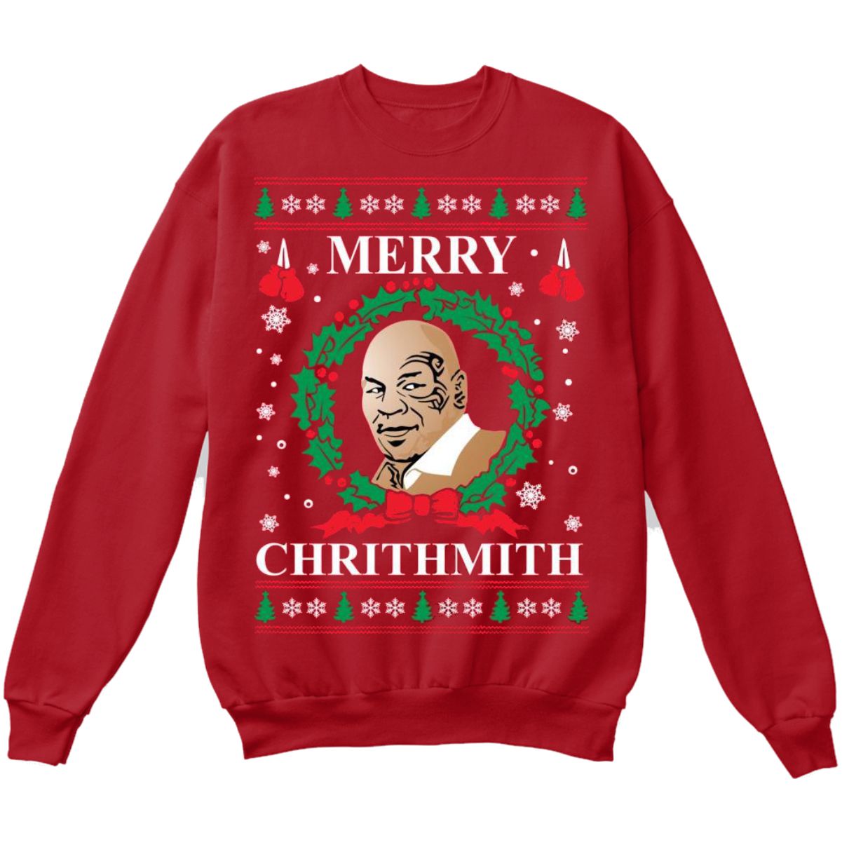 mike tyson christmas shirt