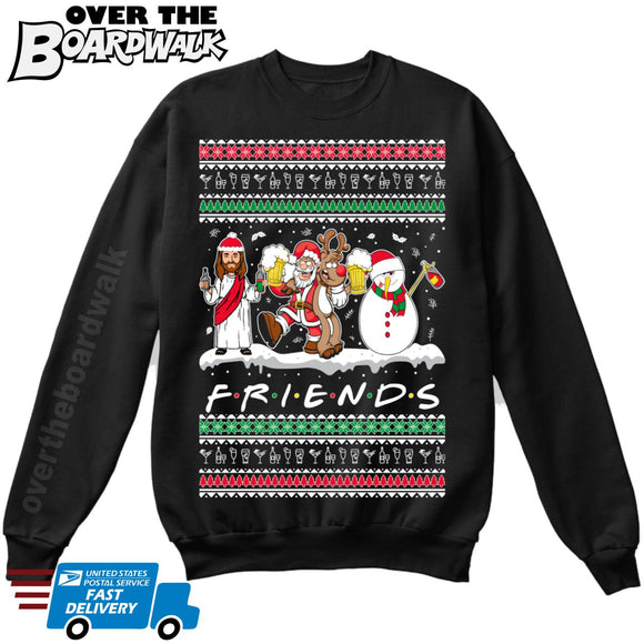 friends logo crew neck sweatshirt