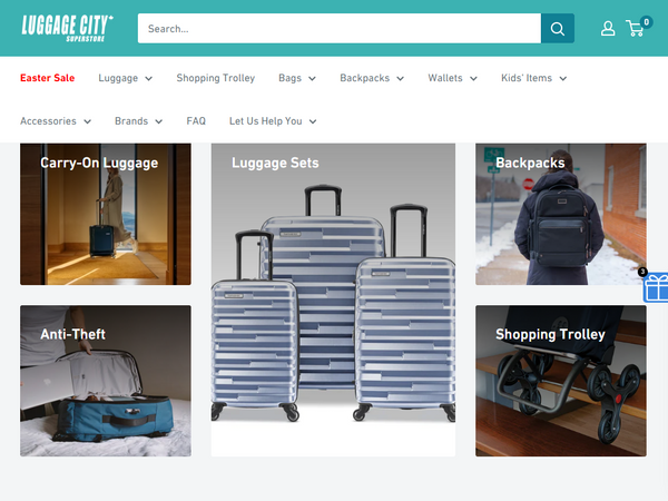 Luggage City - Online Shopping Experience