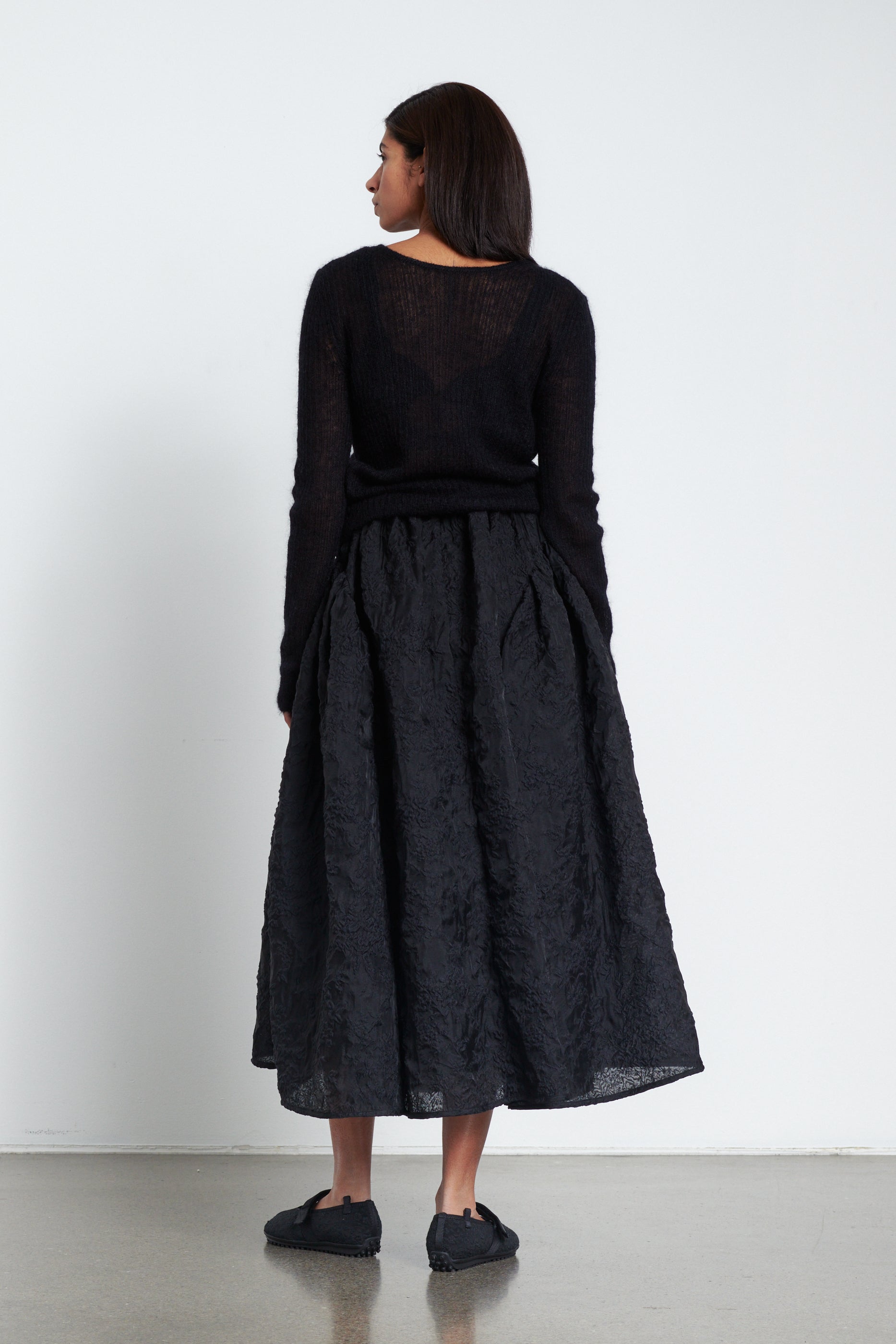 UNIVERSE | SKIRT DENALI EMBROIDERY BLACK