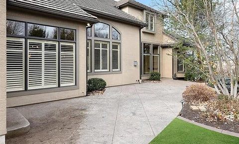 back patio remodeled on Bargain Mansions