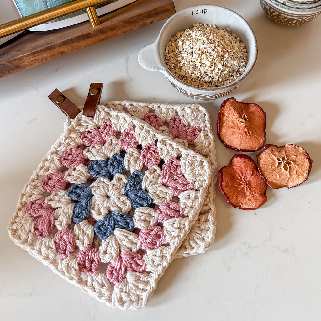 Chunky Melange Hand Knit Pot Holders – Saint Seneca