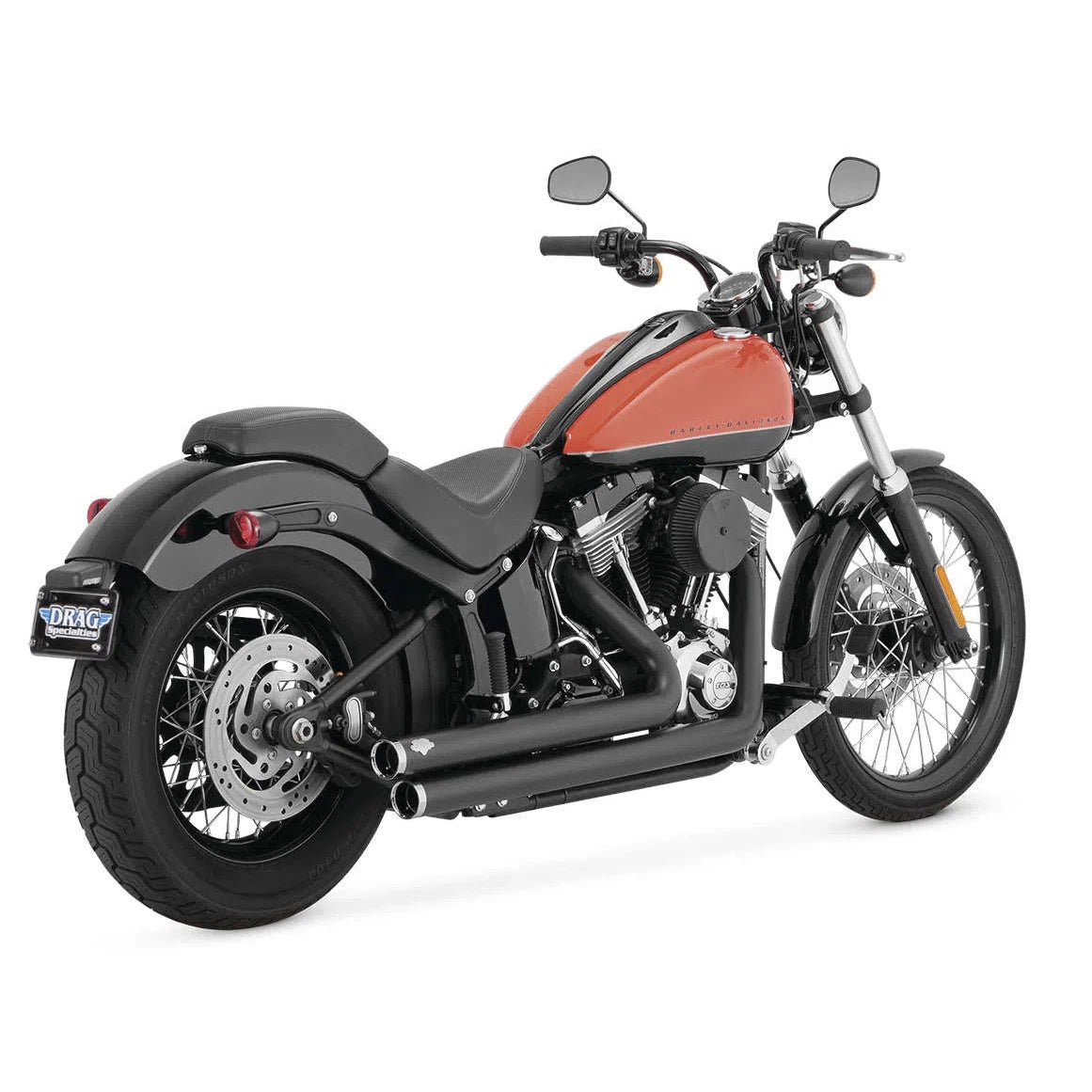 VANCE AND HINES Vance & Hines 47939 Big Shots Staggered Exhaust System Black VH 0236