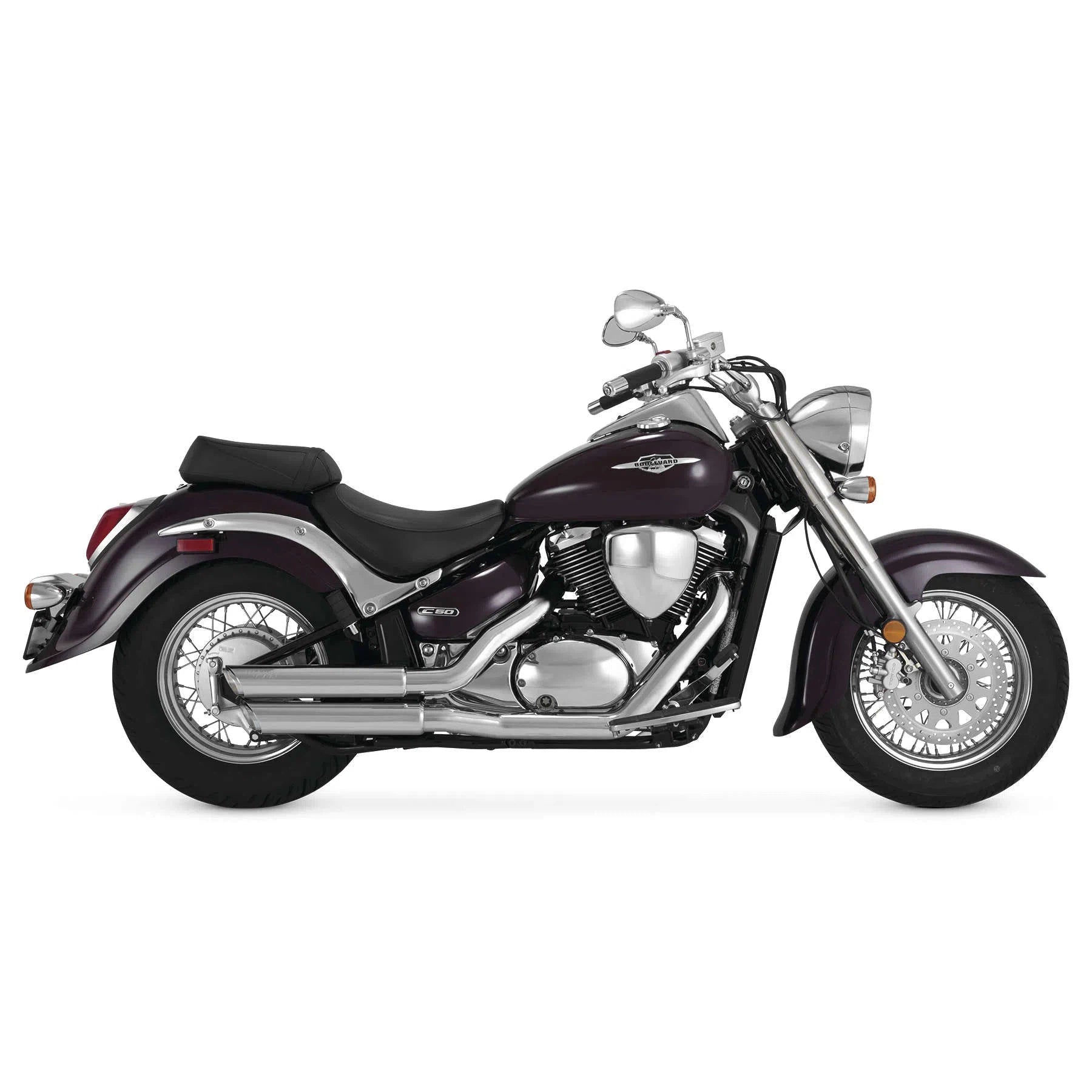 VANCE AND HINES Vance & Hines 18293 Twin Slash Staggered 2:2 Full Exhaust System Chrome