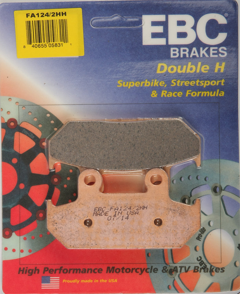 EBC 1 Pair Sintered HH Race Formula Brake Pads MPN FA124/2HH