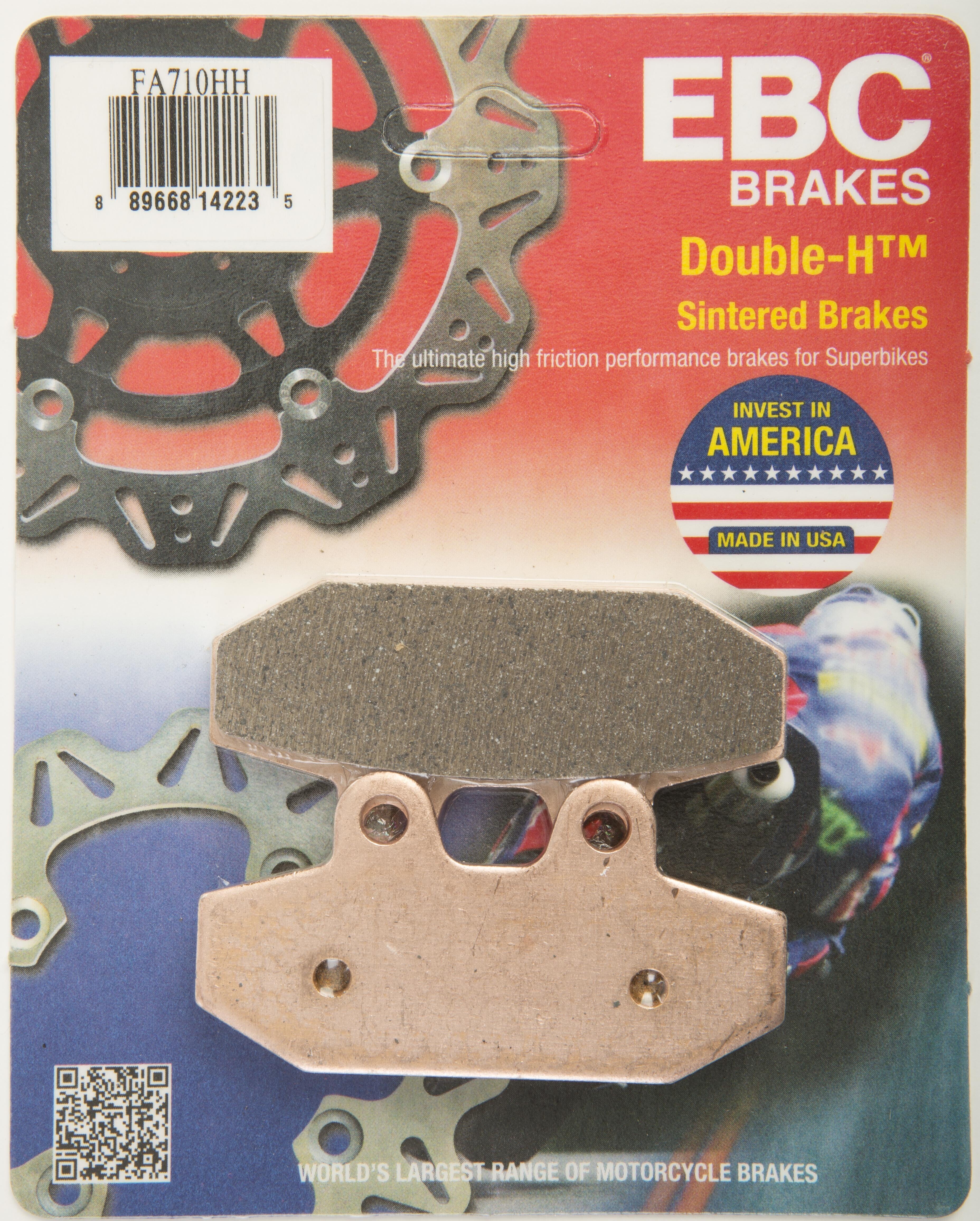 EBC 1 Pair Sintered HH Race Formula Brake Pads MPN FA710HH