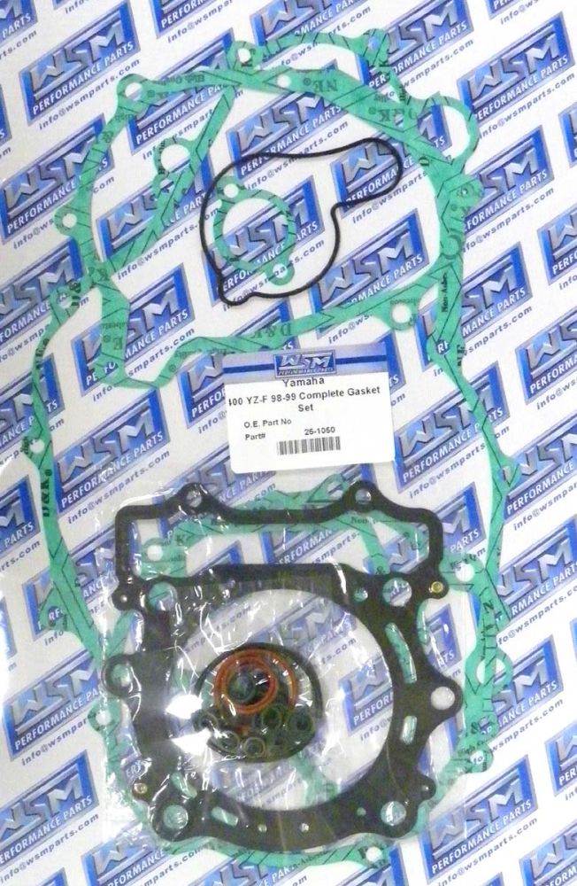 WSM Complete Gasket Kit For Yamaha 400 WR-F / YZ-F 98-00 25-1050