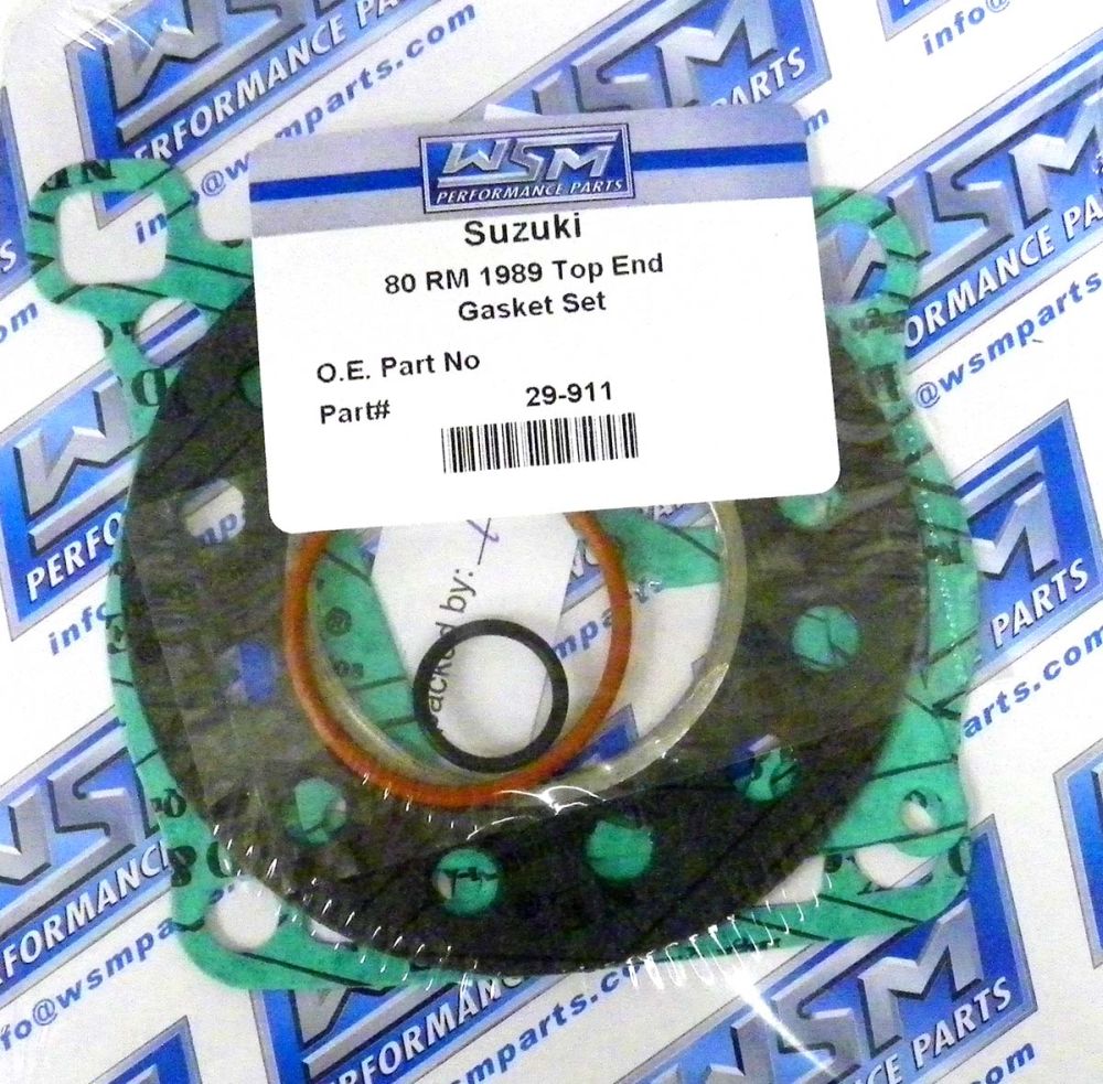 WSM Top End Gasket Kit For Suzuki 80 RM 1989 29-911