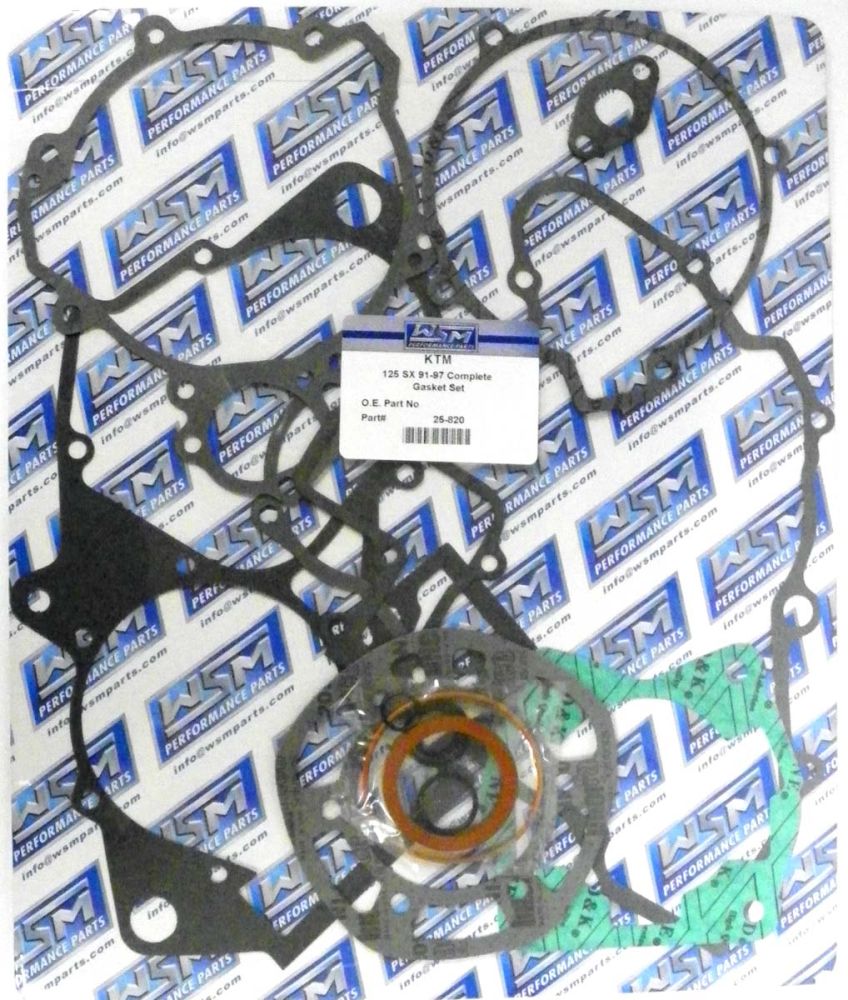 WSM Complete Gasket Kit For KTM 125 EGS / EXC / SX 94-97 25-820