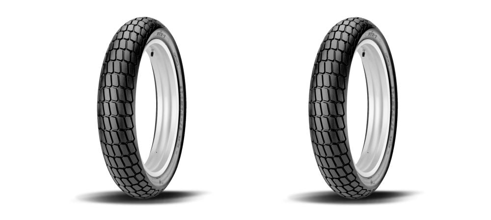 Pair of Maxxis Dirt Track M7302 DTR-1 Bias Dirt Bike Tires 27x7-19 (2)