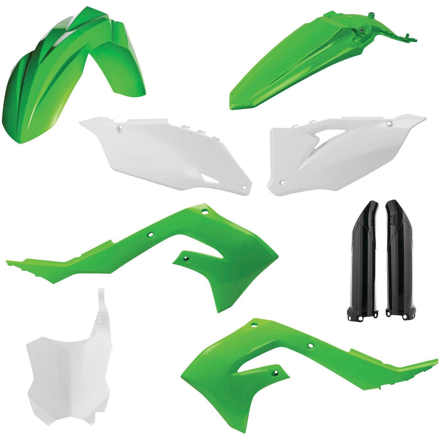 Acerbis Original 19 Full Plastic Kit for Kawasaki - 2736296345