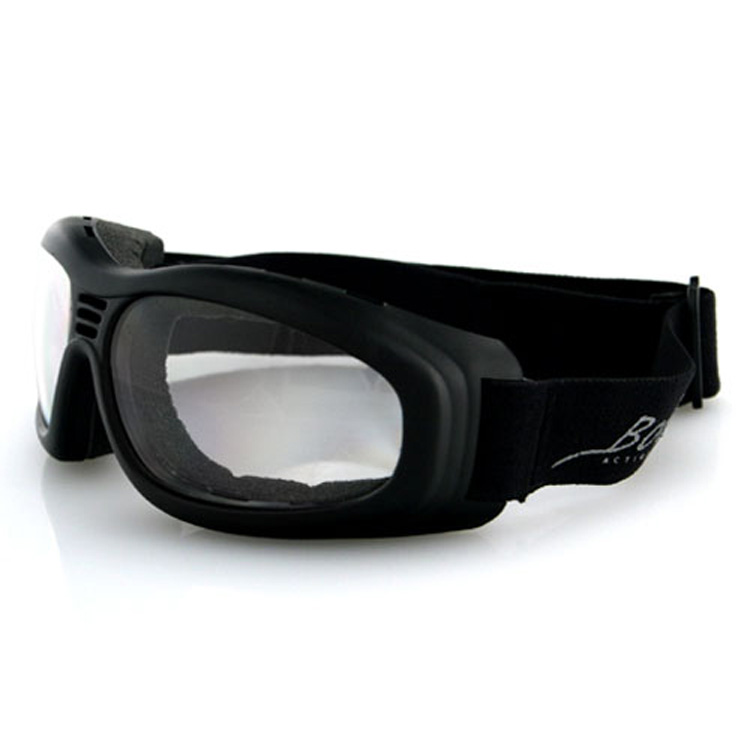 Bobster Touring 2 Black Frame Clear Lens Goggles Matte