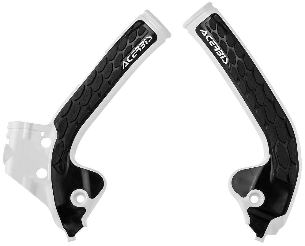 Acerbis White/Black X-Grip Frame Guard - 2686041035