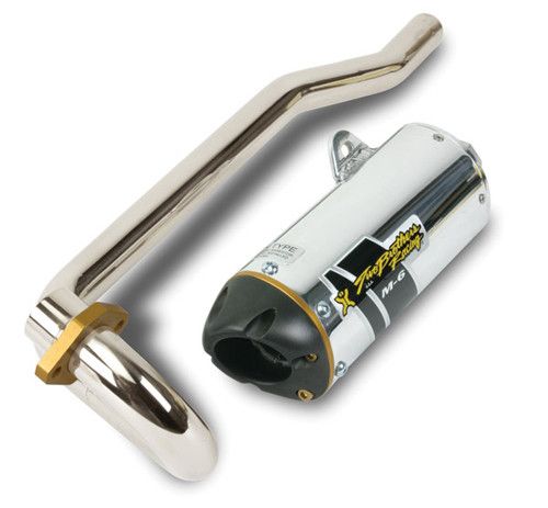 Two Brothers Racing M-6 Stainless Steel Full Exhaust System with Aluminum Canister 005-2970104M