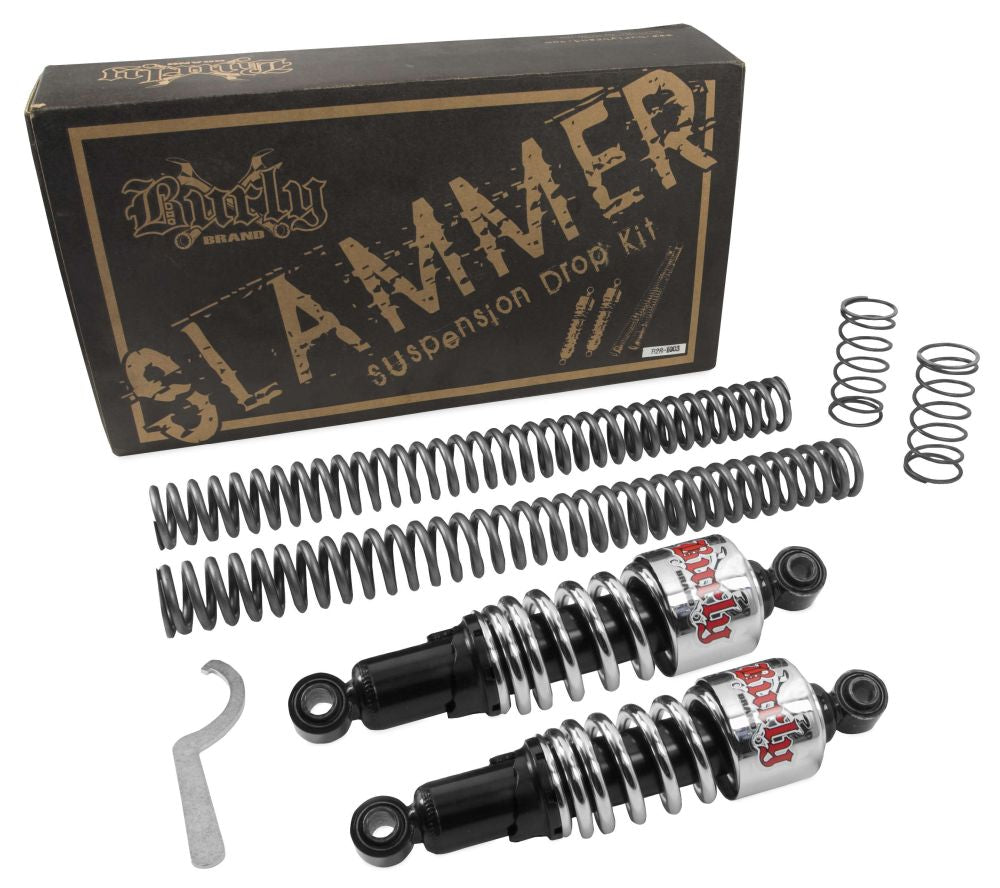 Burly Brand Slammer Suspension Full Kit Chrome - B28-1003