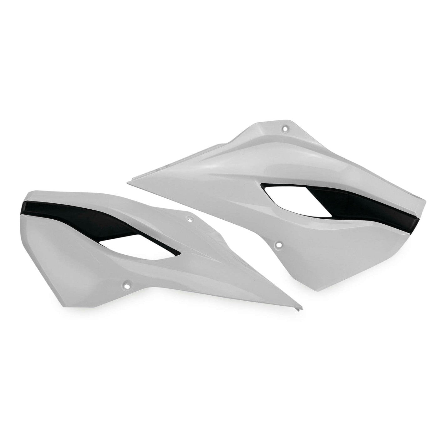 Acerbis White/Black Radiator Shrouds for Husqvarna - 2393410002
