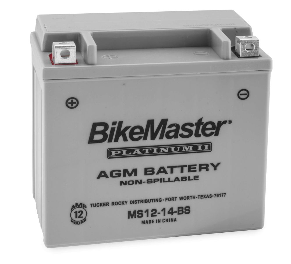 BikeMaster AGM 12V Platinum Battery For Triumph Daytona 955i 1999-2004 Grey