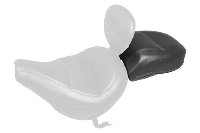 Mustang Standard Touring Passenger Seat With Backrest Black 79331