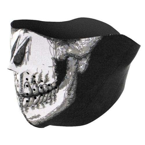 Zan Headgear Half Mask Neoprene Skull Face