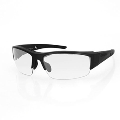 Bobster Ryval 2 Black Frame Clear Lens Sunglasses Matte