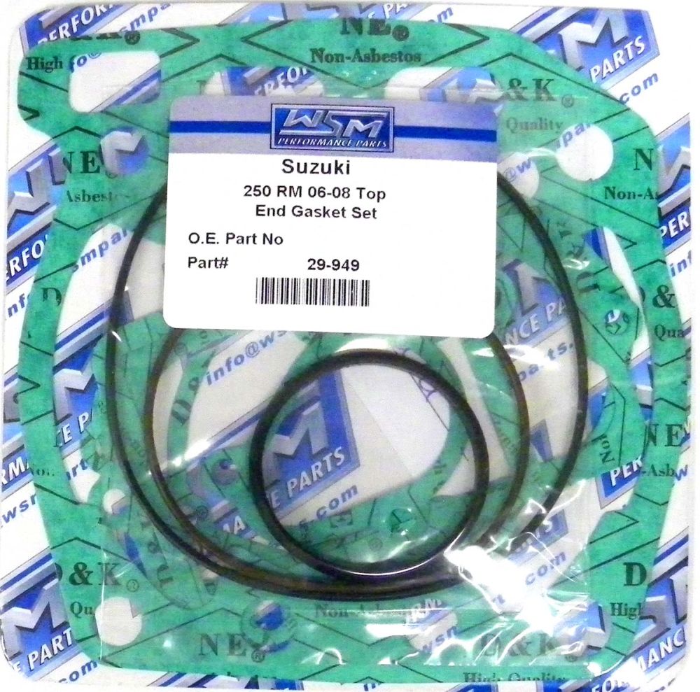 WSM Top End Gasket Kit For Suzuki 250 RM 05-08 29-949