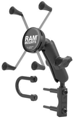 Ram Mounts Brake/Clutch Reservoir Phone Mount with X-Grip Cradle Black - RAM-B-174-UN10