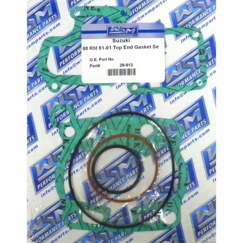 WSM Top End Gasket Kit For Suzuki 80 RM 91-01 29-913