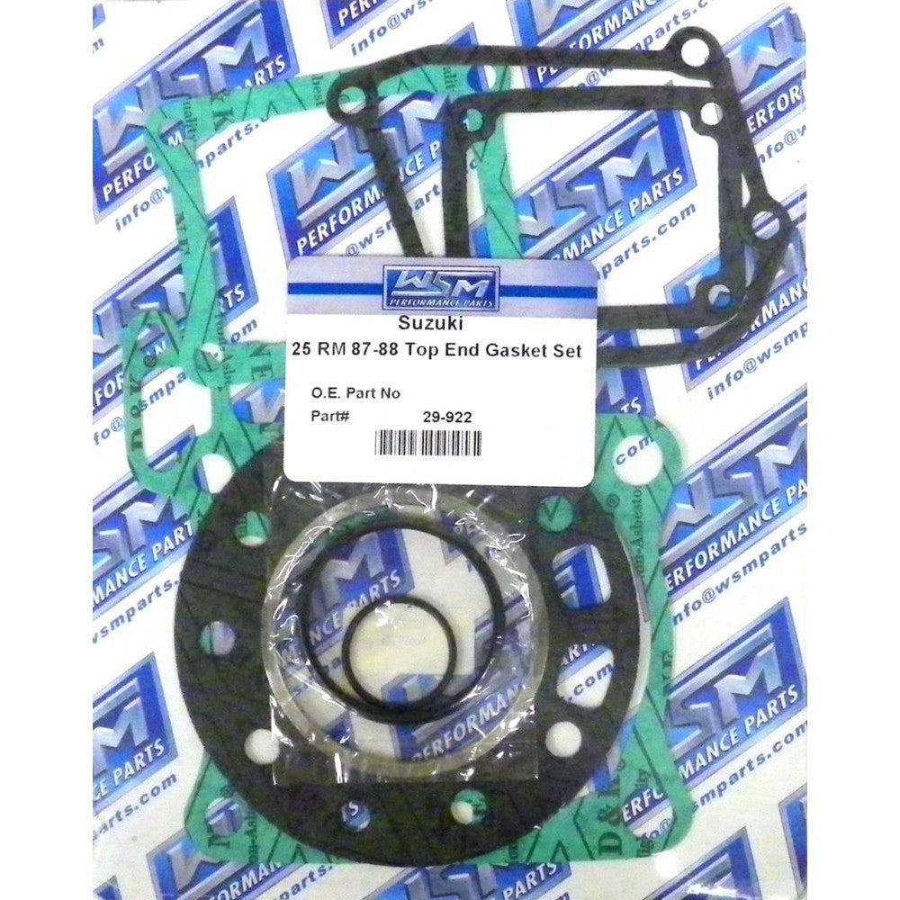 WSM Top End Gasket Kit For Suzuki 125 RM 87-88 29-922