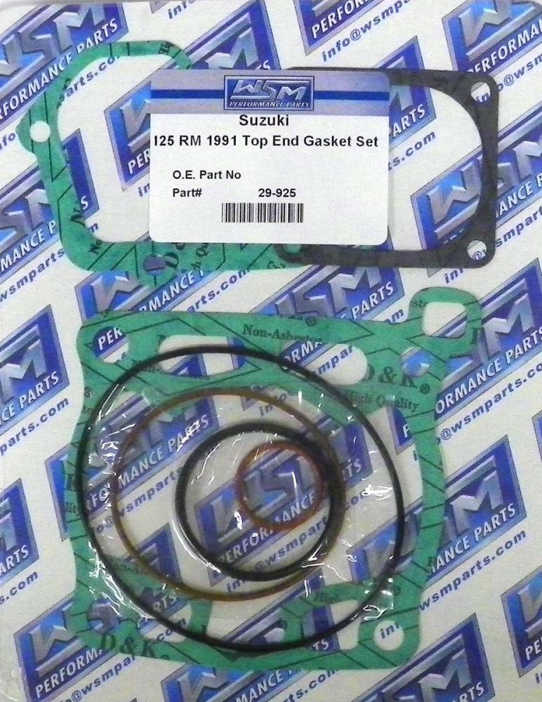 WSM Top End Gasket Kit For Suzuki 125 RM 1991 29-925
