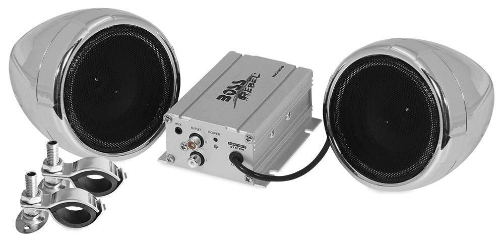 Boss Audio Systems 600-Watt Bluetooth 3" Speaker Kit Chrome