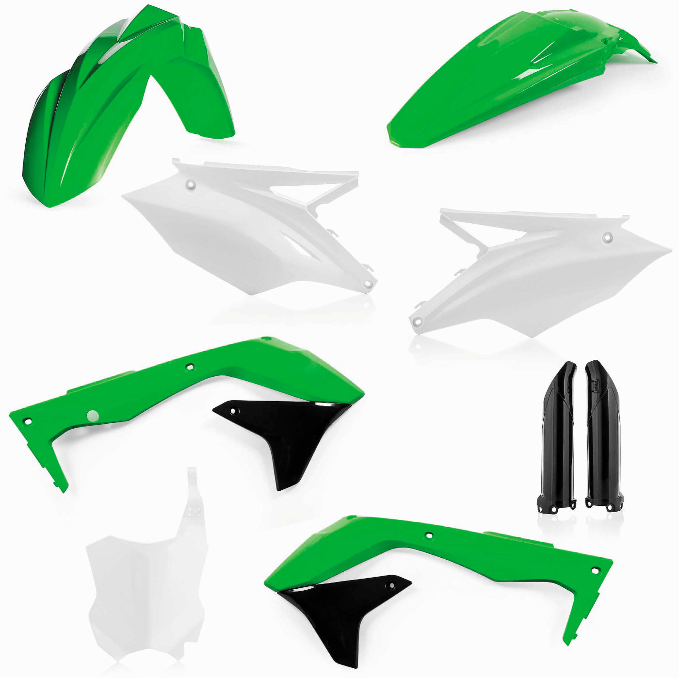 Acerbis Original 16 Full Plastic Kit for Kawasaki - 2449575135