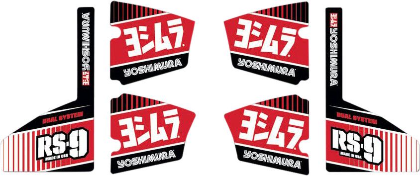 Yoshimura RS-9 Decal Sticker Set 6pcs RS9-NB004