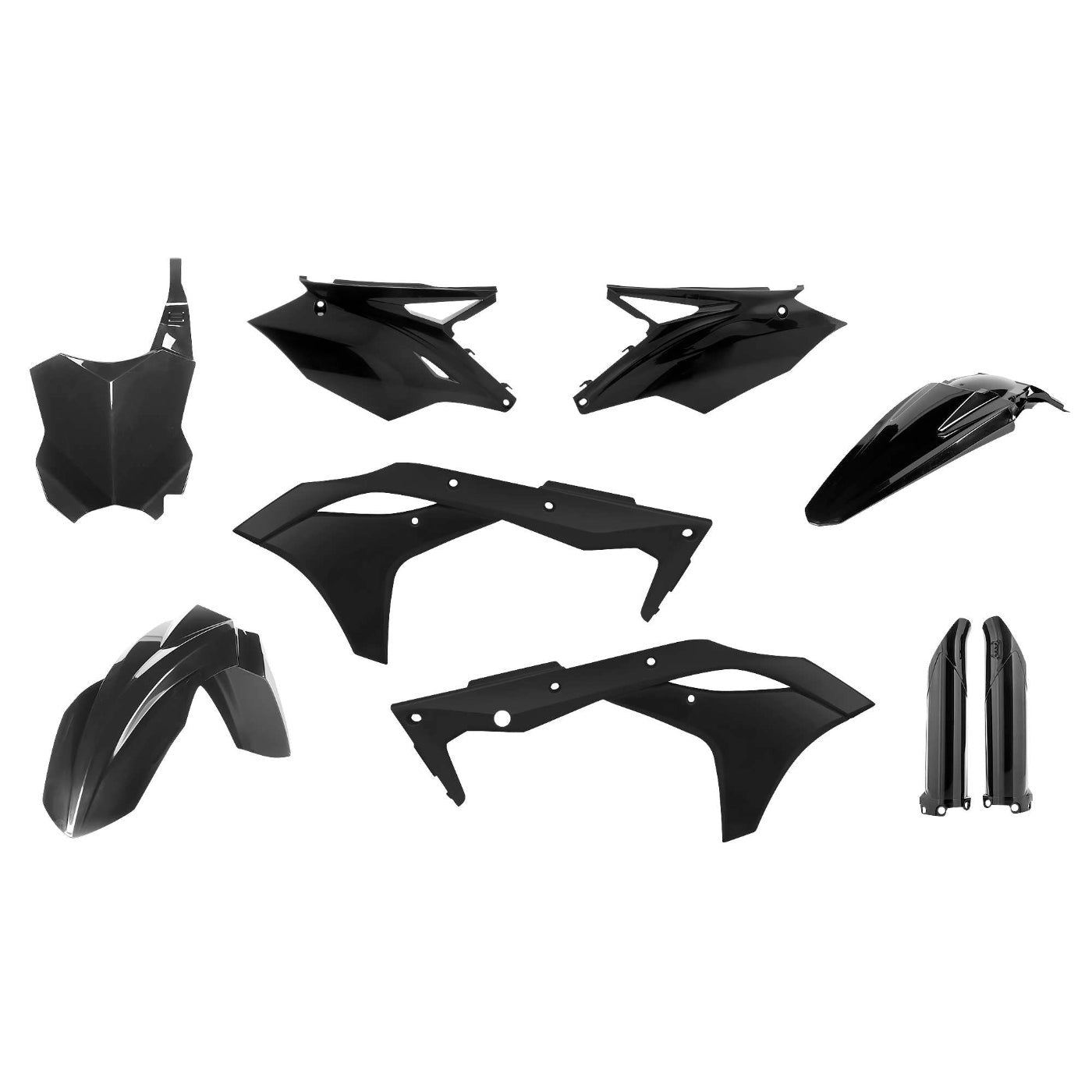 Acerbis Black Full Plastic Kit for Kawasaki - 2630630001