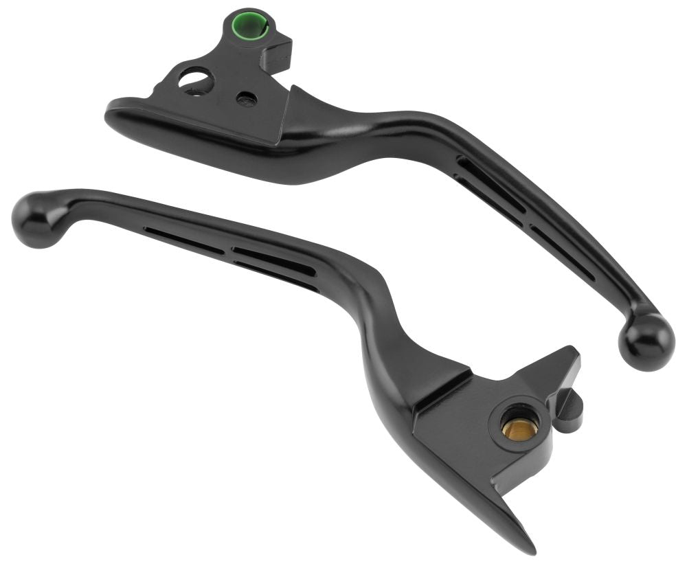 Bikers Choice Dual Slotted Lever For - 053575 Pair Black