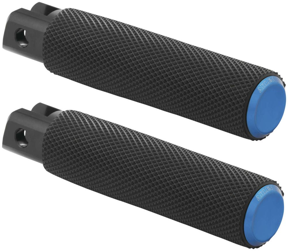 Arlen Ness Knurled Blue Driver Pegs 07-950